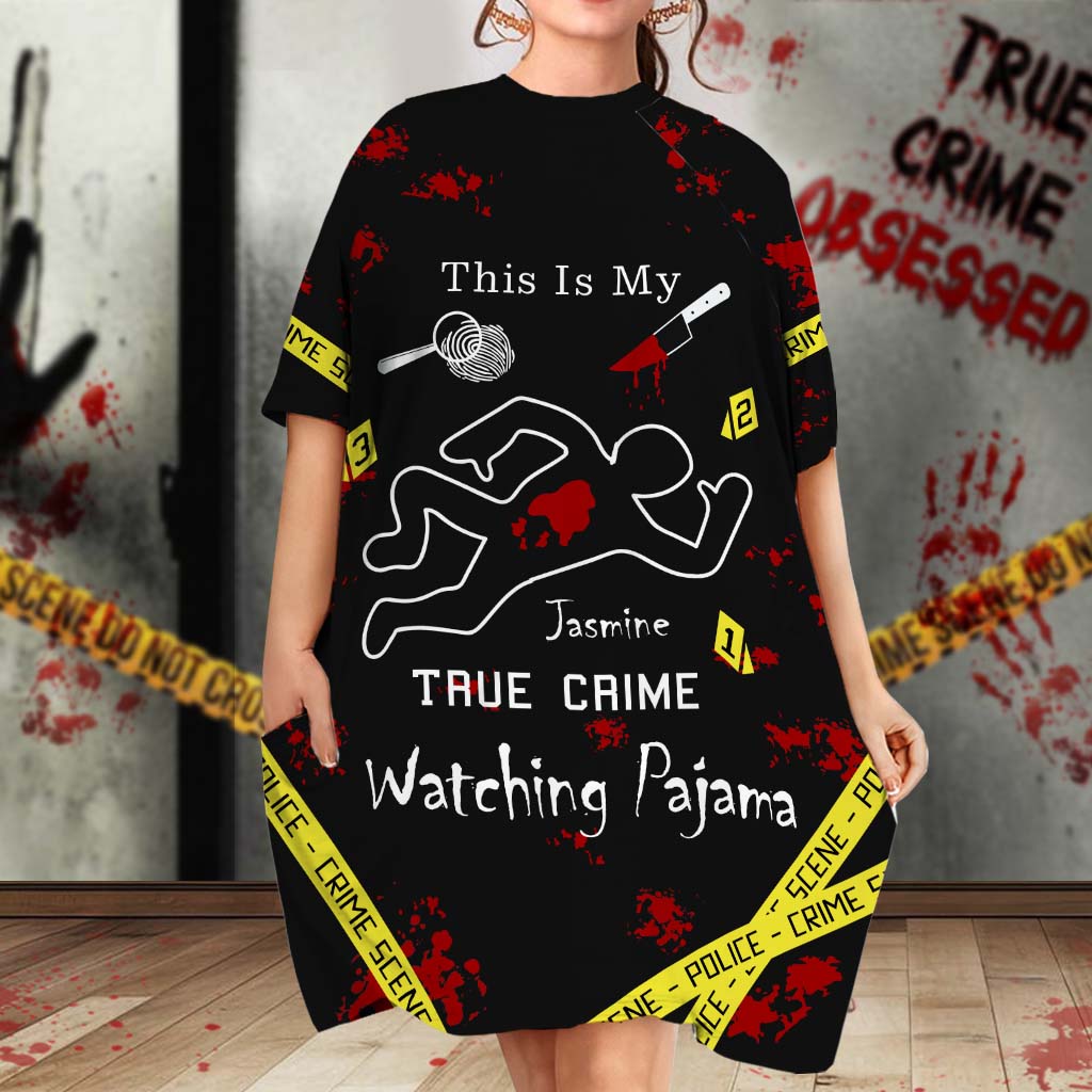 Das ist mein True-Crime-Schlafanzug – personalisiertes True-Crime-Schlafshirt