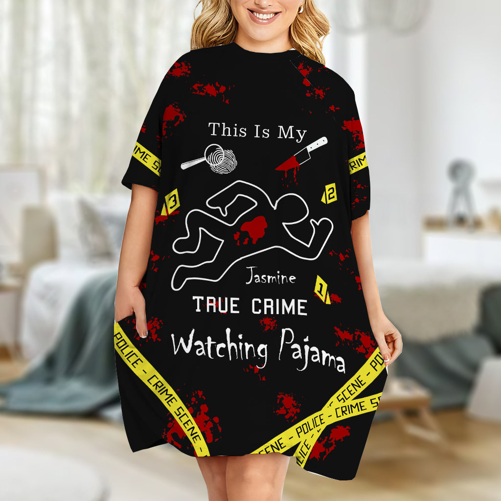 Das ist mein True-Crime-Schlafanzug – personalisiertes True-Crime-Schlafshirt