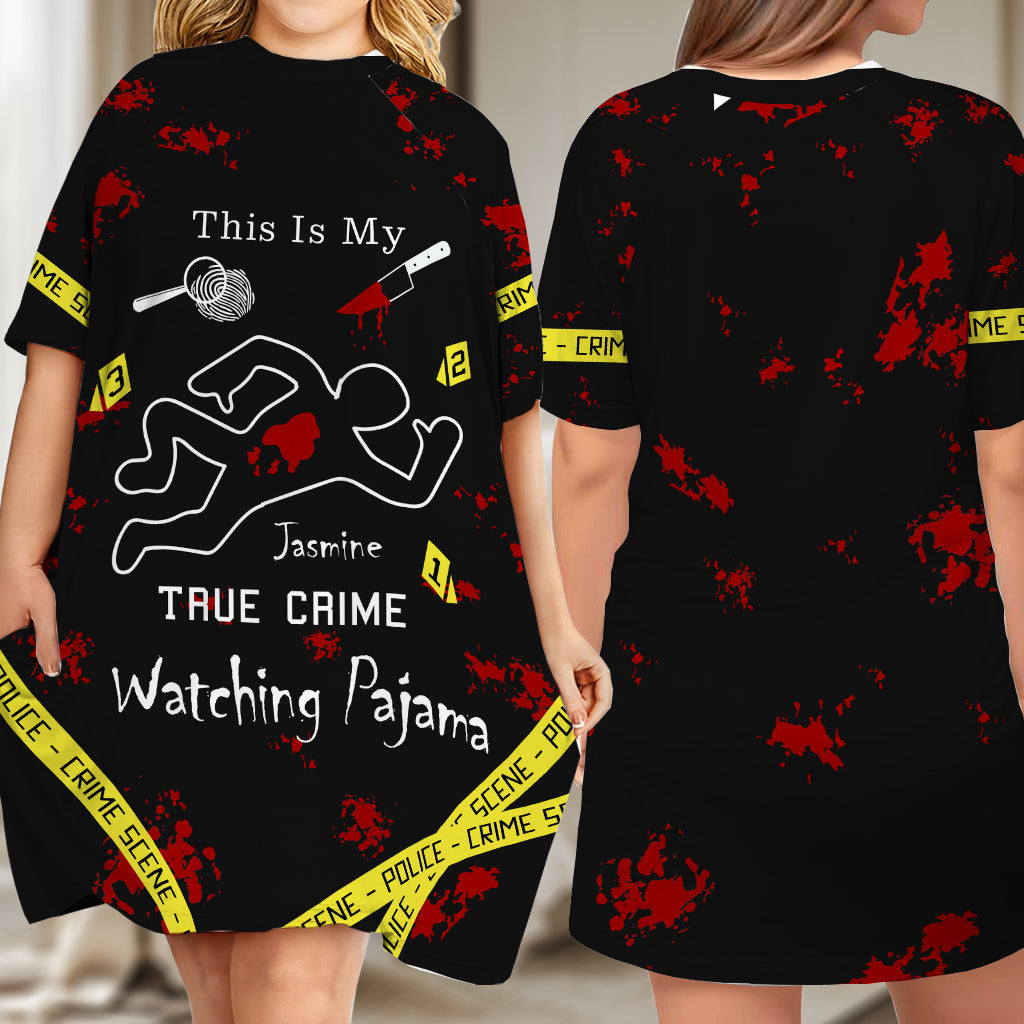 Das ist mein True-Crime-Schlafanzug – personalisiertes True-Crime-Schlafshirt