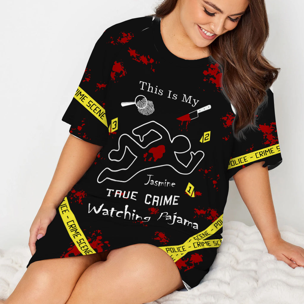 Das ist mein True-Crime-Schlafanzug – personalisiertes True-Crime-Schlafshirt