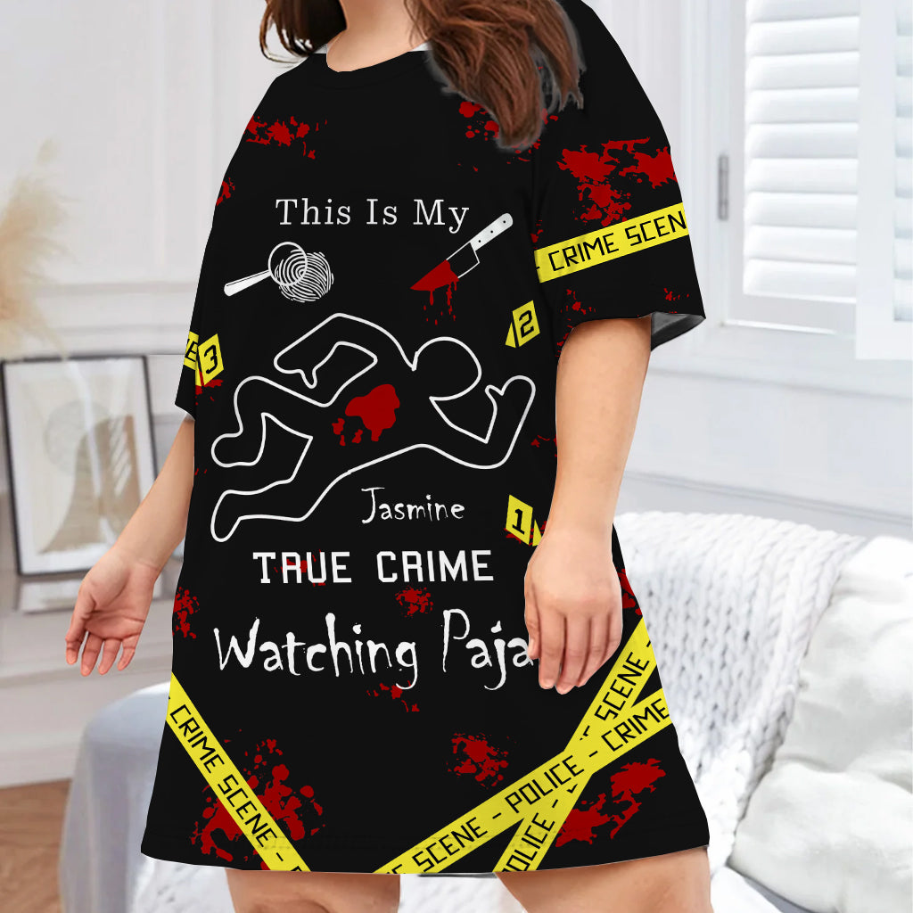 Das ist mein True-Crime-Schlafanzug – personalisiertes True-Crime-Schlafshirt