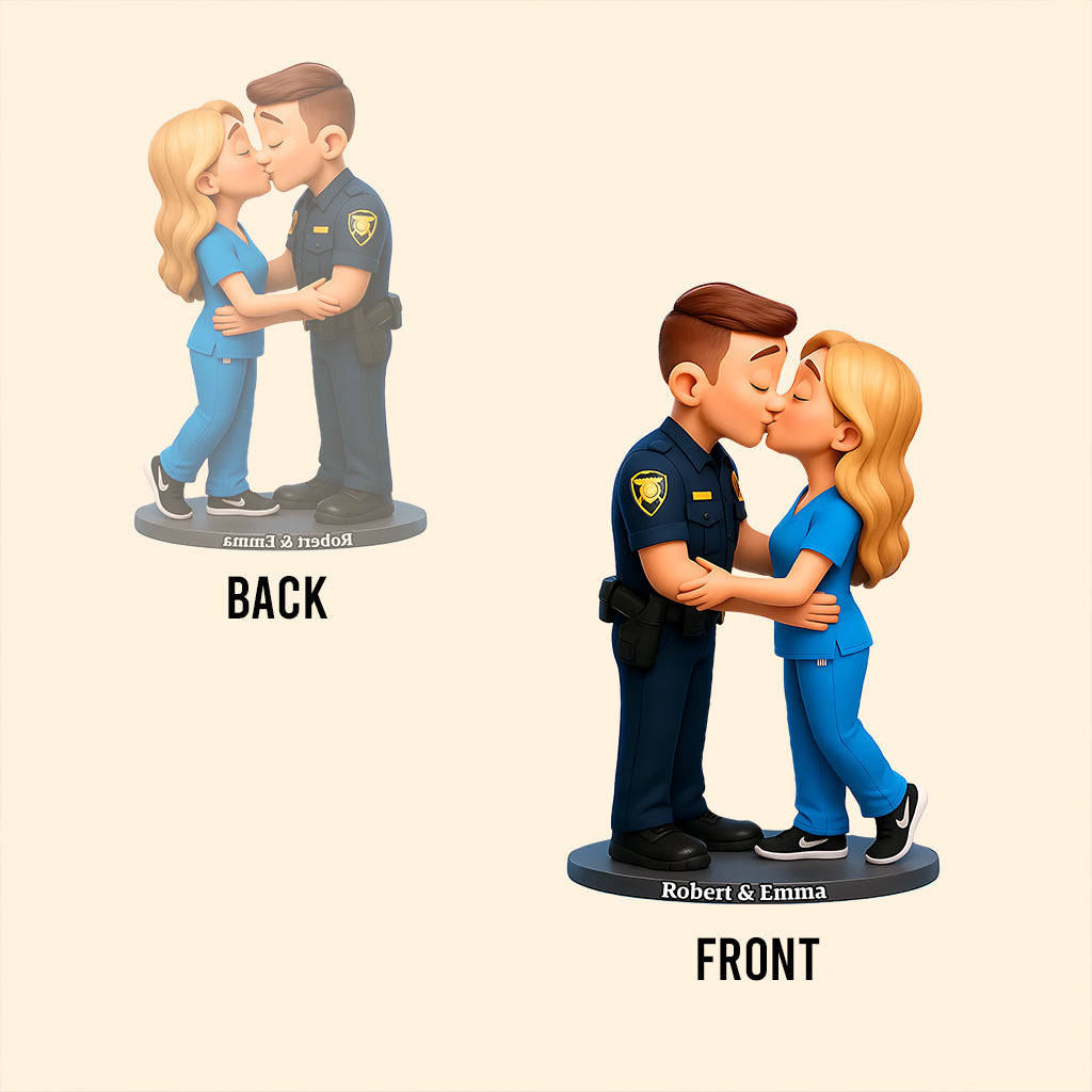 Serve and Protect - Personalized Police Officer Custom Shaped Acrylic Plaque