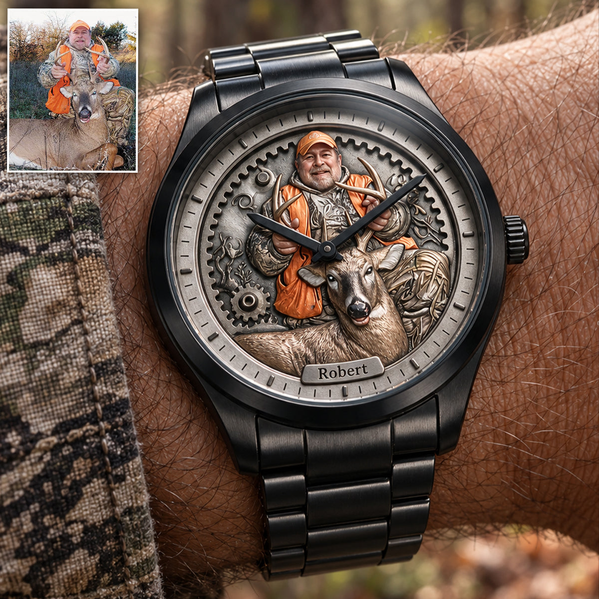 Any Photo - Personalized Hunting Hand Watch