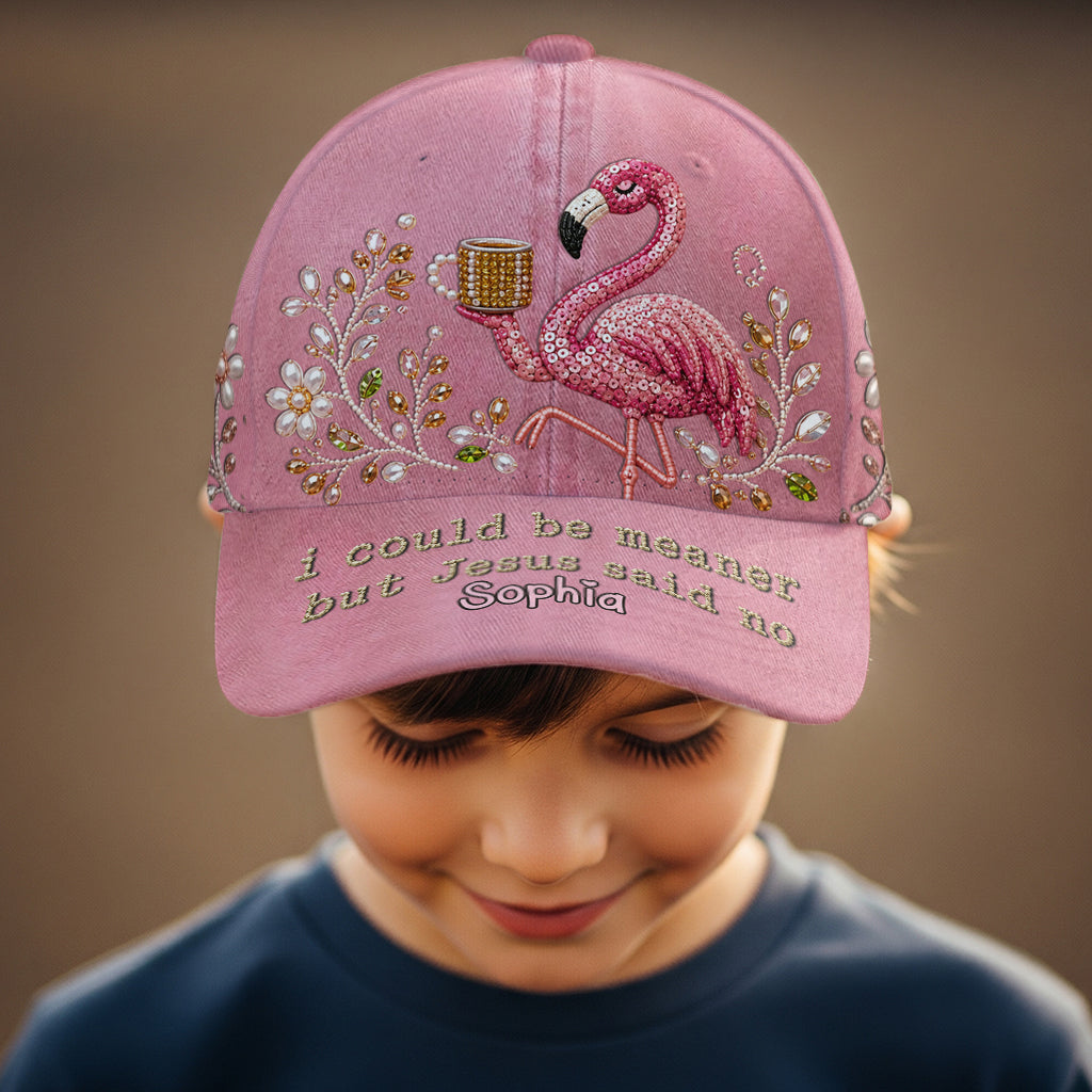 Funny Sarcastic Gift For Christians - Personalized Flamingo Classic Cap