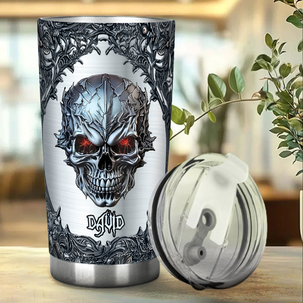 Cooler Totenkopf – Personalisierter Totenkopf-Trinkbecher