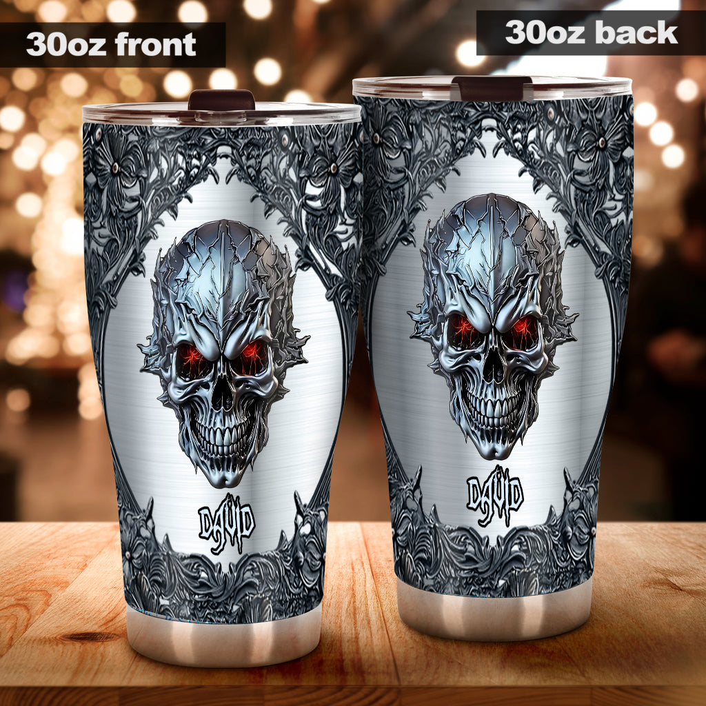 Cooler Totenkopf – Personalisierter Totenkopf-Trinkbecher