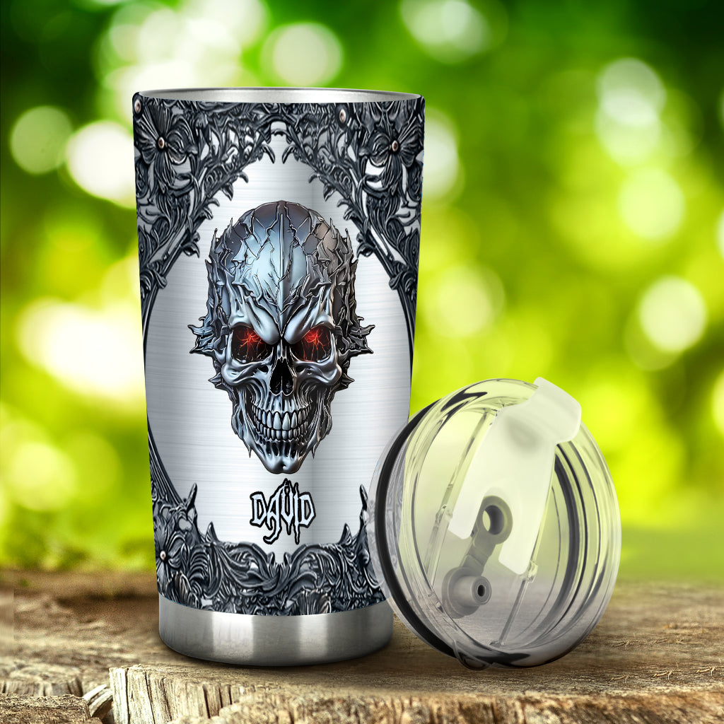 Cooler Totenkopf – Personalisierter Totenkopf-Trinkbecher