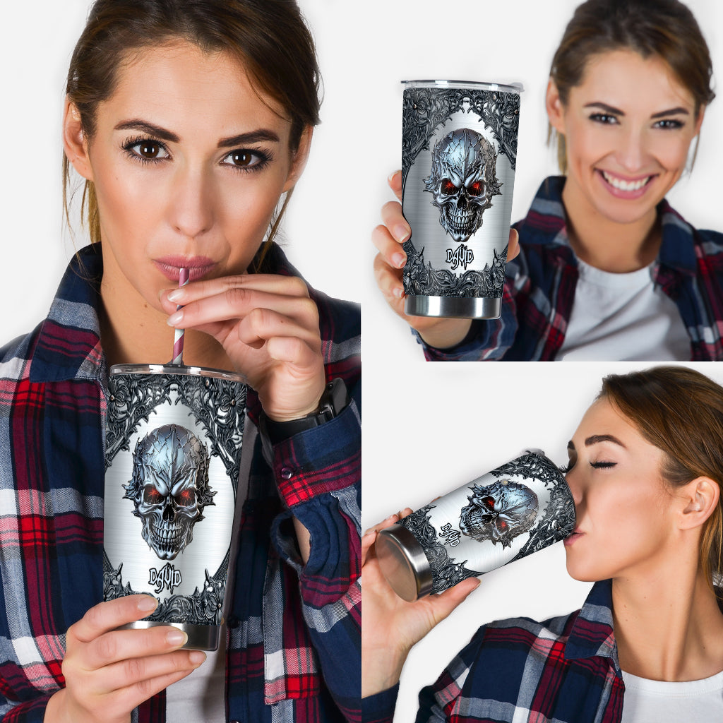 Cooler Totenkopf – Personalisierter Totenkopf-Trinkbecher