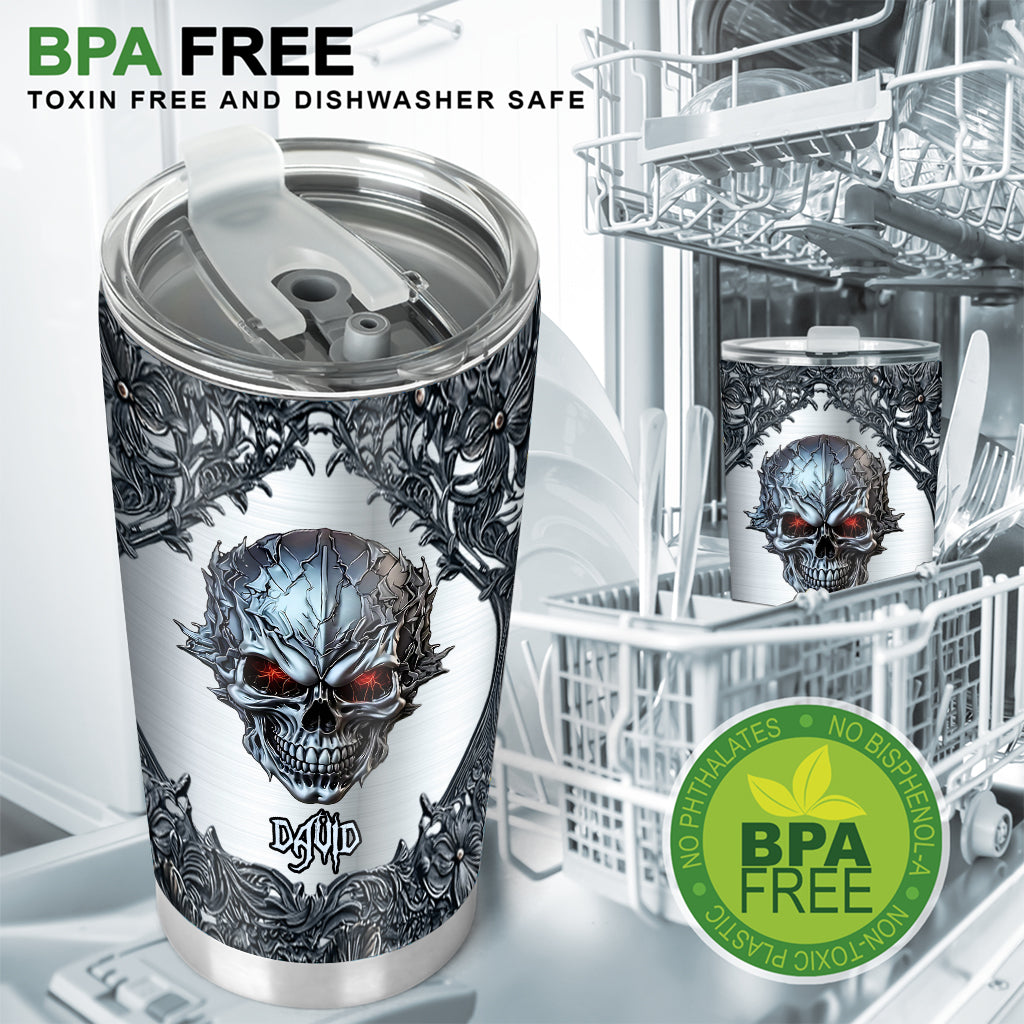 Cooler Totenkopf – Personalisierter Totenkopf-Trinkbecher