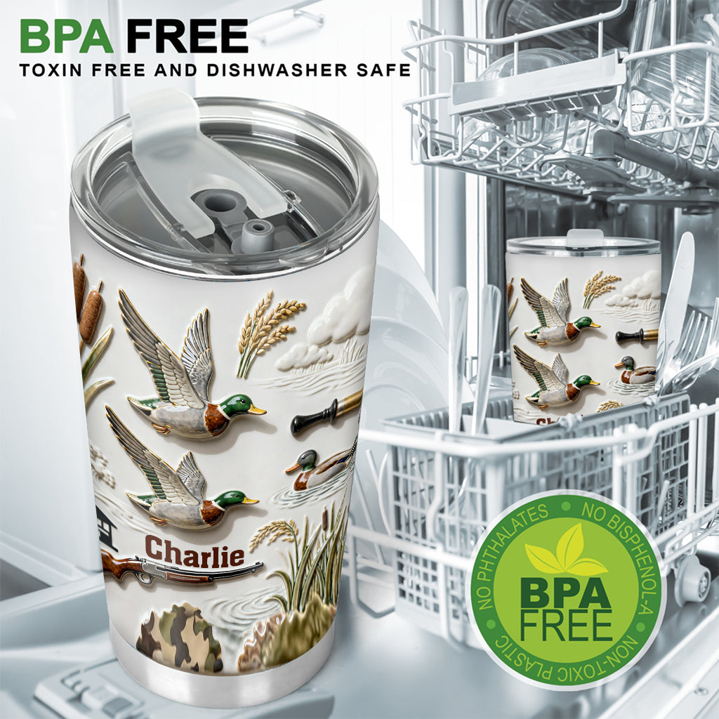 Duck Hunting - Personalized Hunting Tumbler