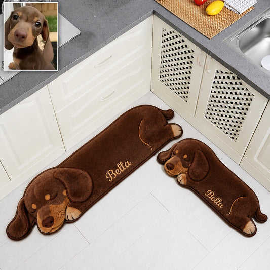 Kitchen/ Bathroom... Pet Rug - Personalized Dog Non-Slip Tufted Rug