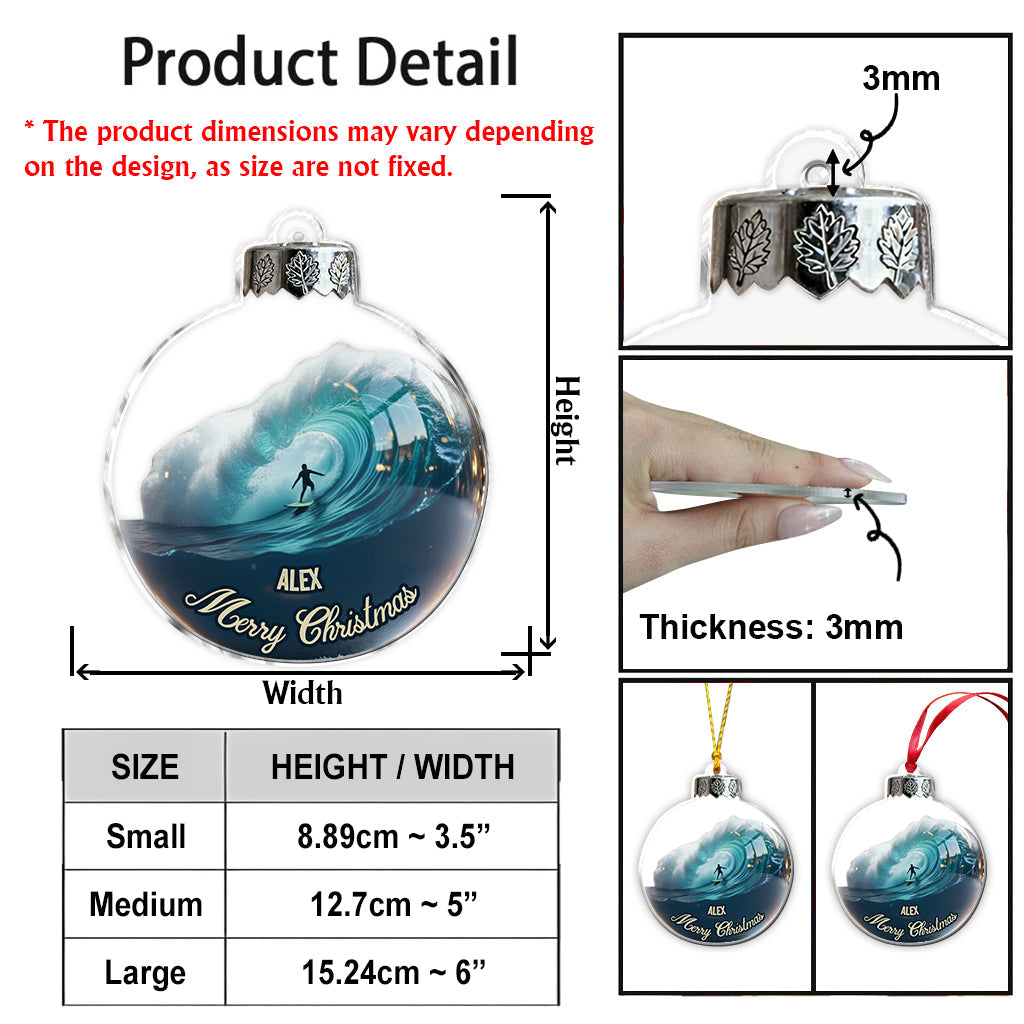 Surferleben – Personalisierter Surfer-Anhänger
