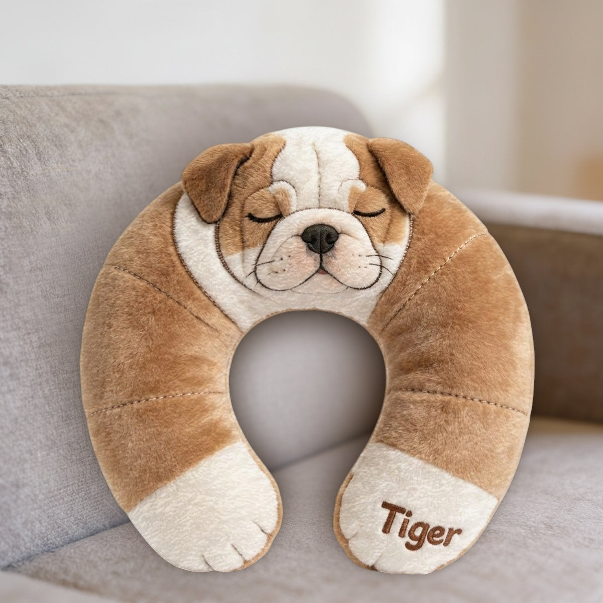 Dog Mom, Dog Dad Gift - Personalized Dog Premium Faux Fur Pillow