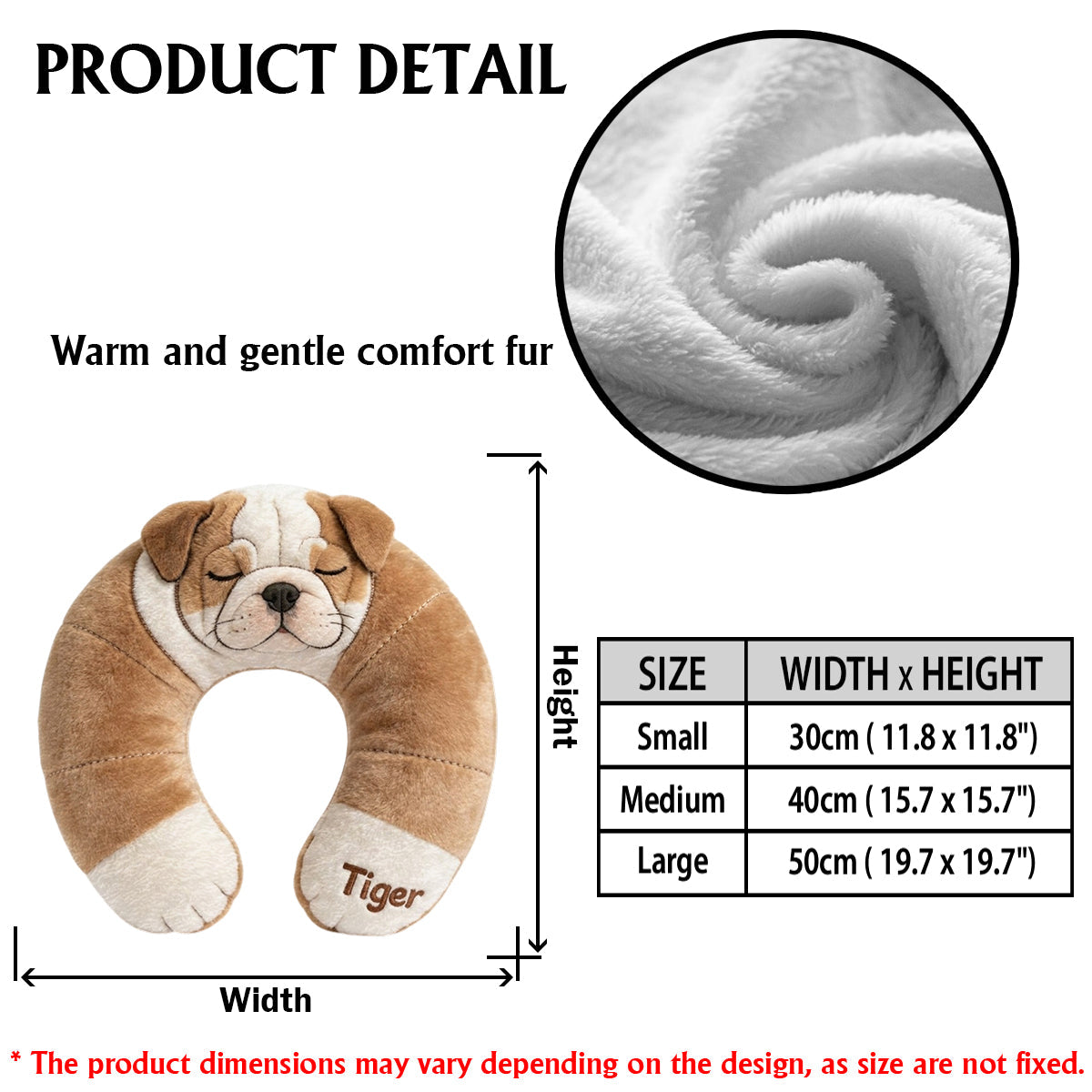 Dog Mom, Dog Dad Gift - Personalized Dog Premium Faux Fur Pillow