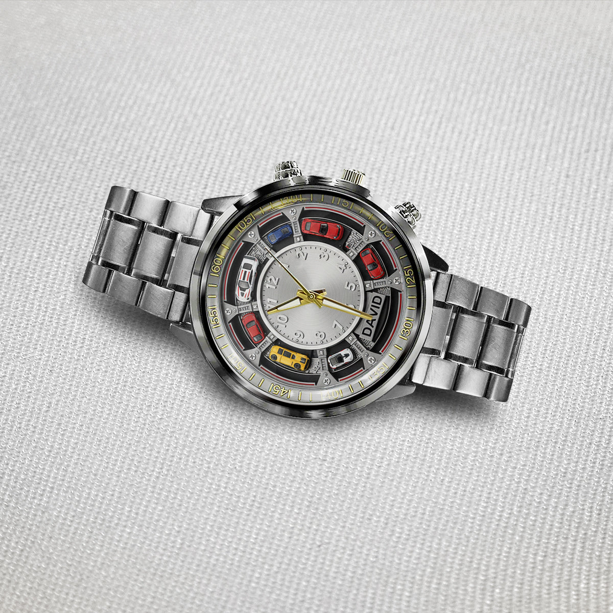 Liebe zu Autos – Personalisierte Armbanduhr für Autoliebhaber