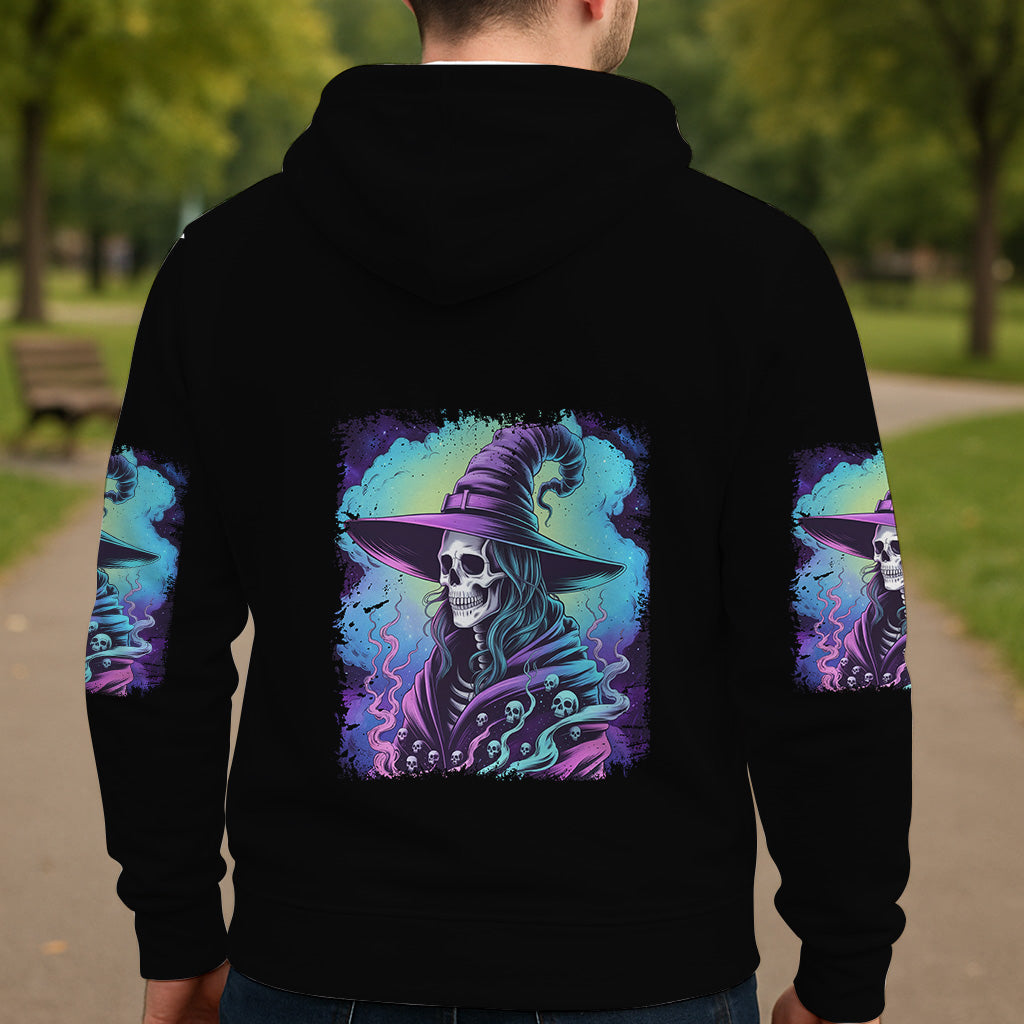 She Trained A Witch - Personalized Witch All Over Shirt