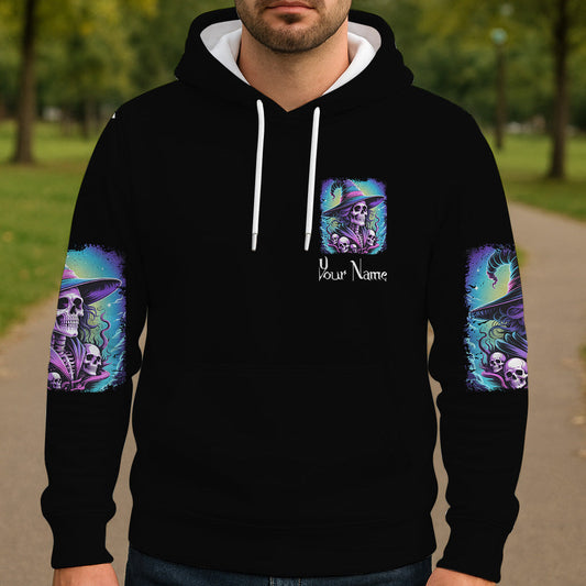 Sie hat eine Hexe ausgebildet – Personalisiertes Hexen-Shirt