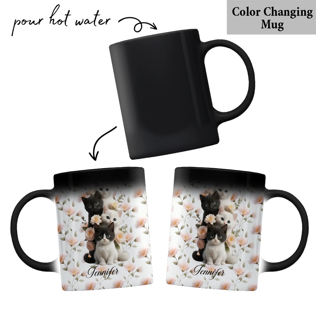 Cute Kittens - Personalized Cat Mug