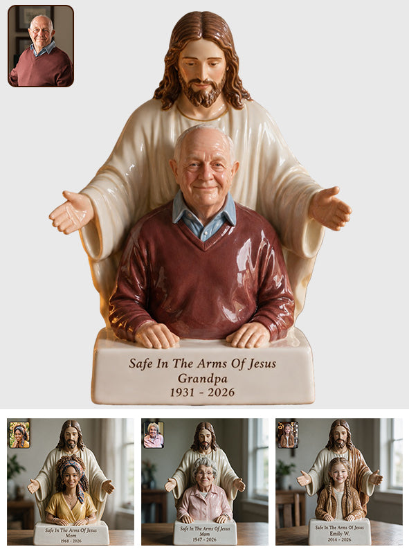 Die Arme Jesu - Personalisierte Gedenktafel 3D