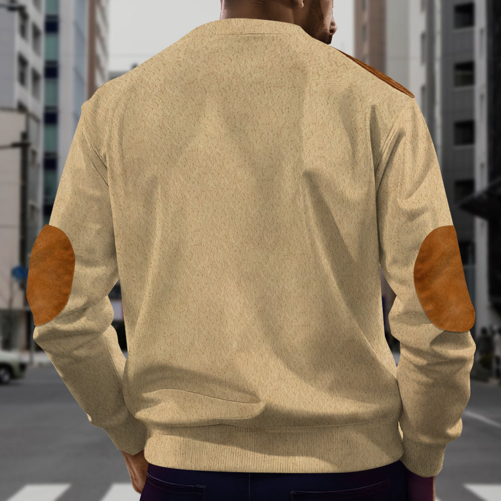 Sasquatch - Personalisiertes Herren-Wander-Sweatshirt mit Reißverschluss