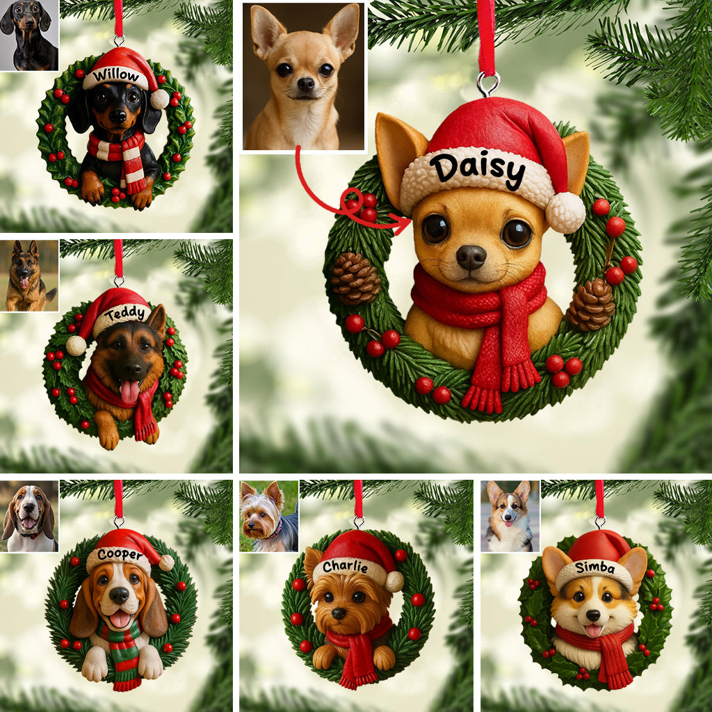 Weihnachtsgeschenk für Haustiere – Personalisierter Hunde-Minifiguren-Anhänger (3D-Anfertigung)
