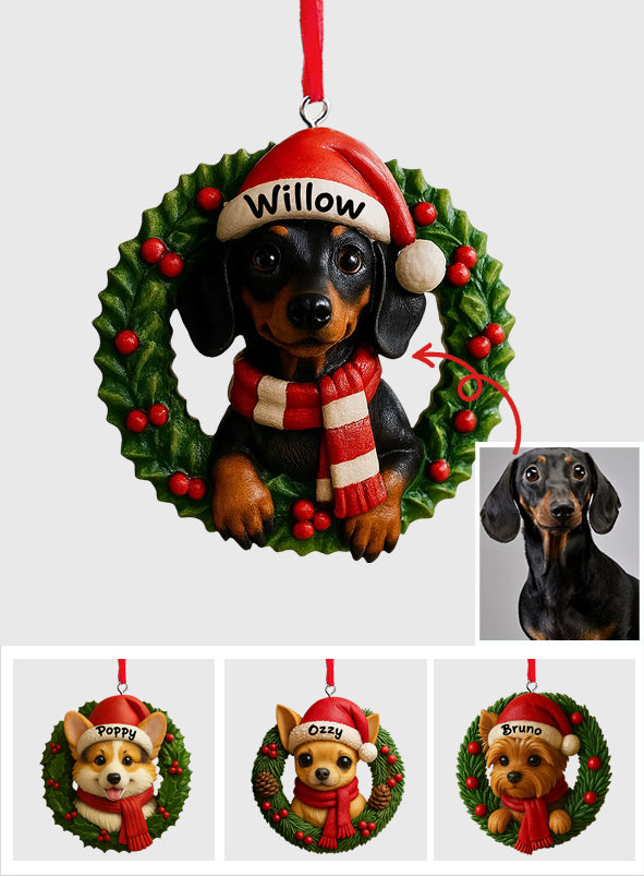 Weihnachtsgeschenk für Haustiere – Personalisierter Hunde-Minifiguren-Anhänger (3D-Anfertigung)