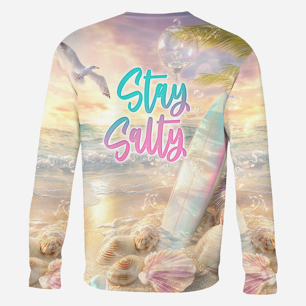 Stay Salty – Personalisiertes Surfer-Shirt