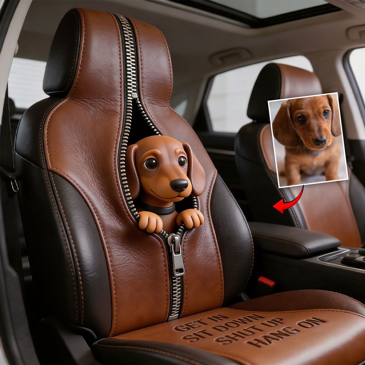Custom Any Photo - Personalized Dog Seat Covers