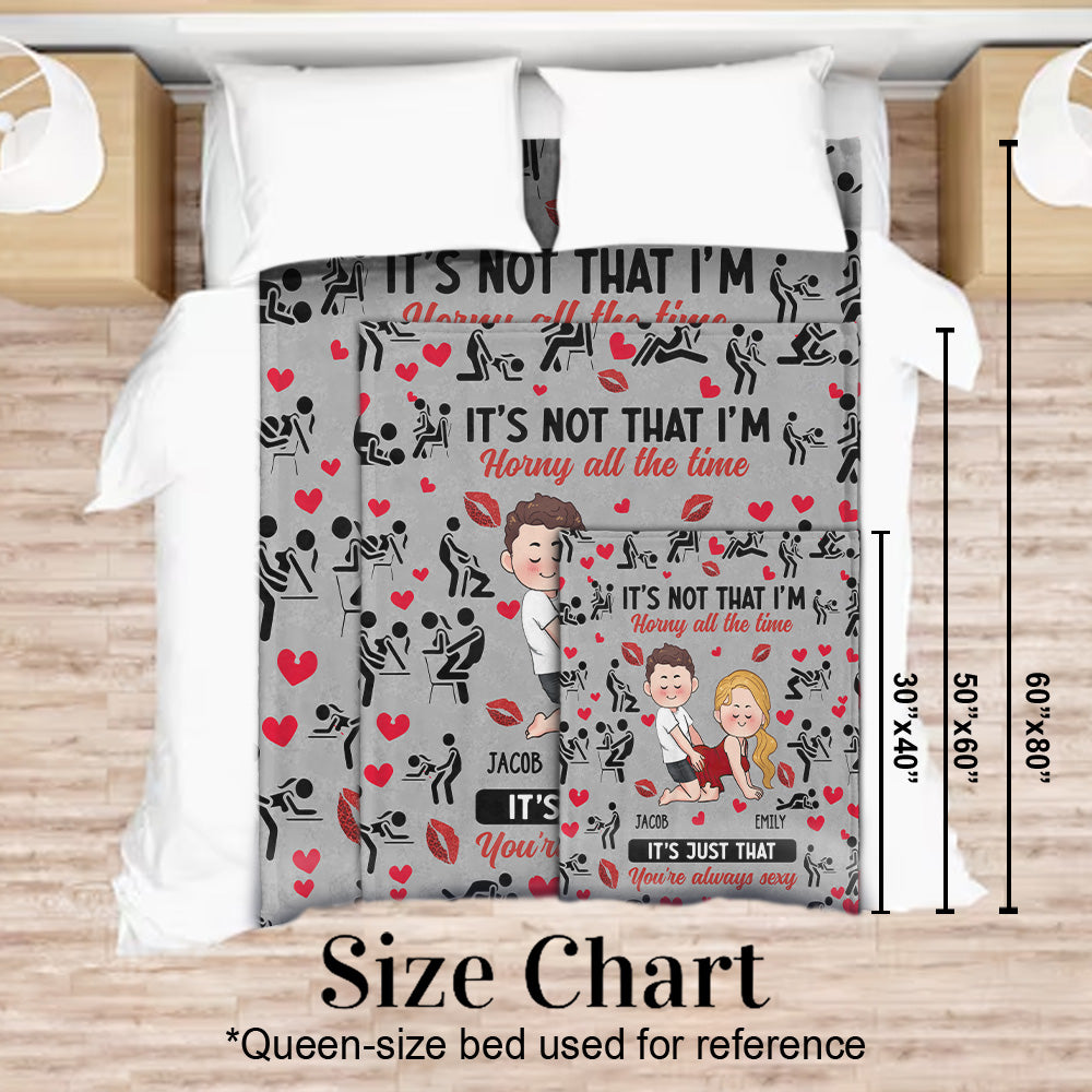 Weil du immer sexy bist – Personalisierte Partnerdecke