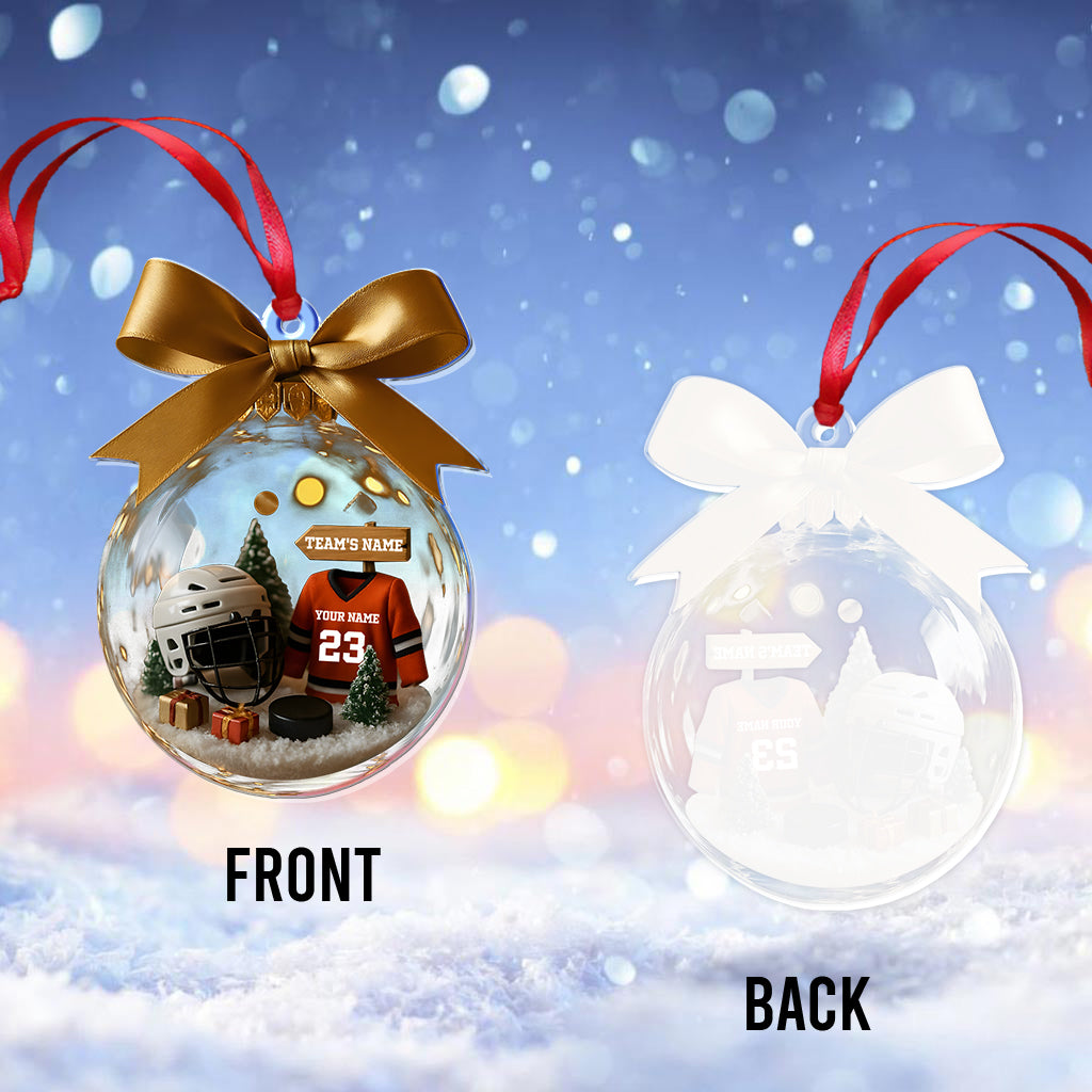 Die Hockeysaison steht vor der Tür – Personalisierter transparenter Hockey-Anhänger