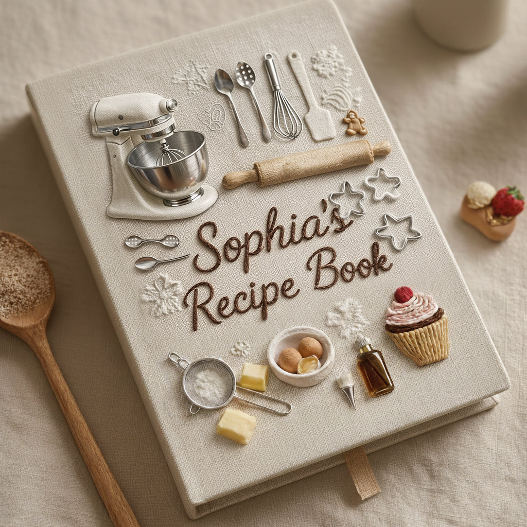 Love Baking - Personalized Baking Leather Journal