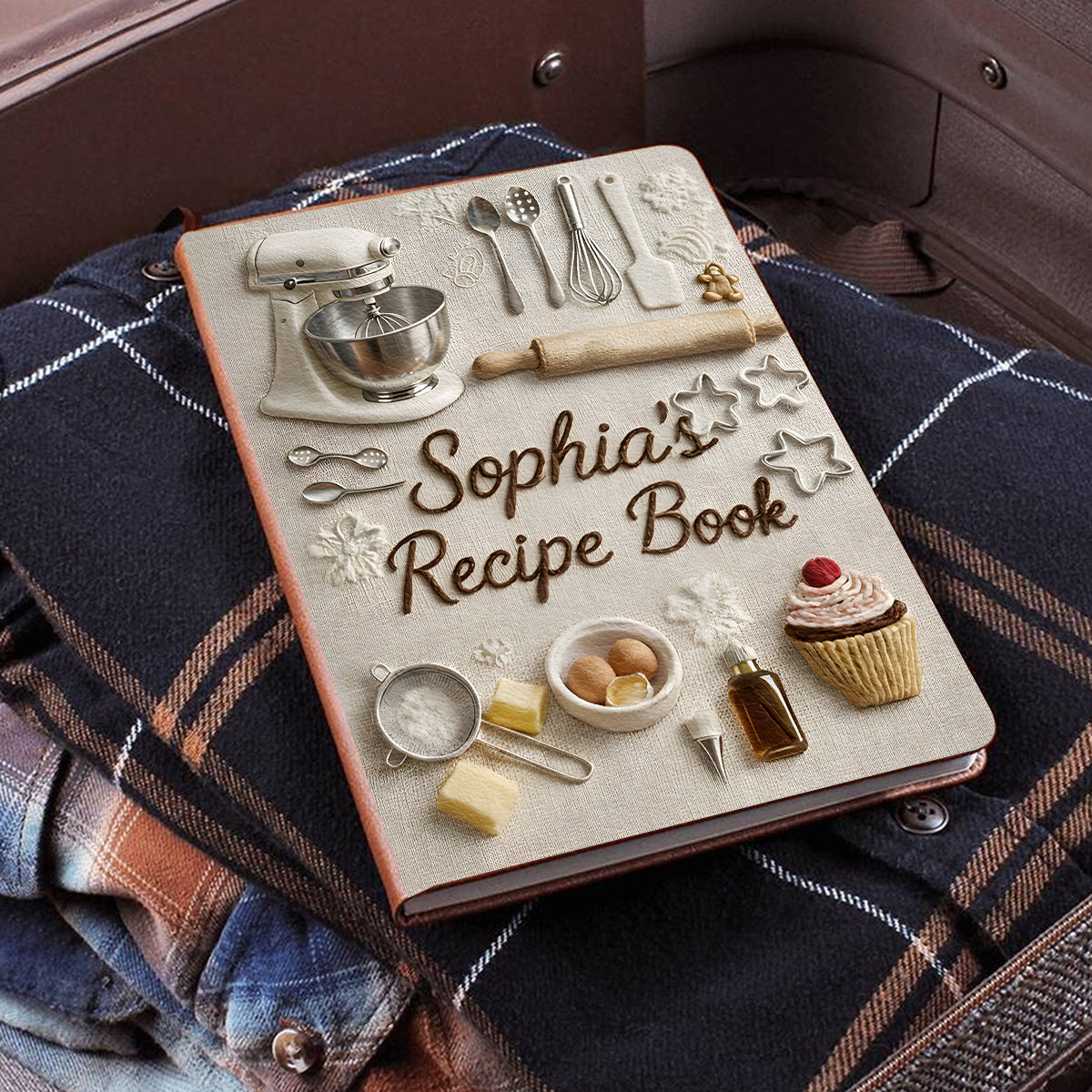 Love Baking - Personalized Baking Leather Journal