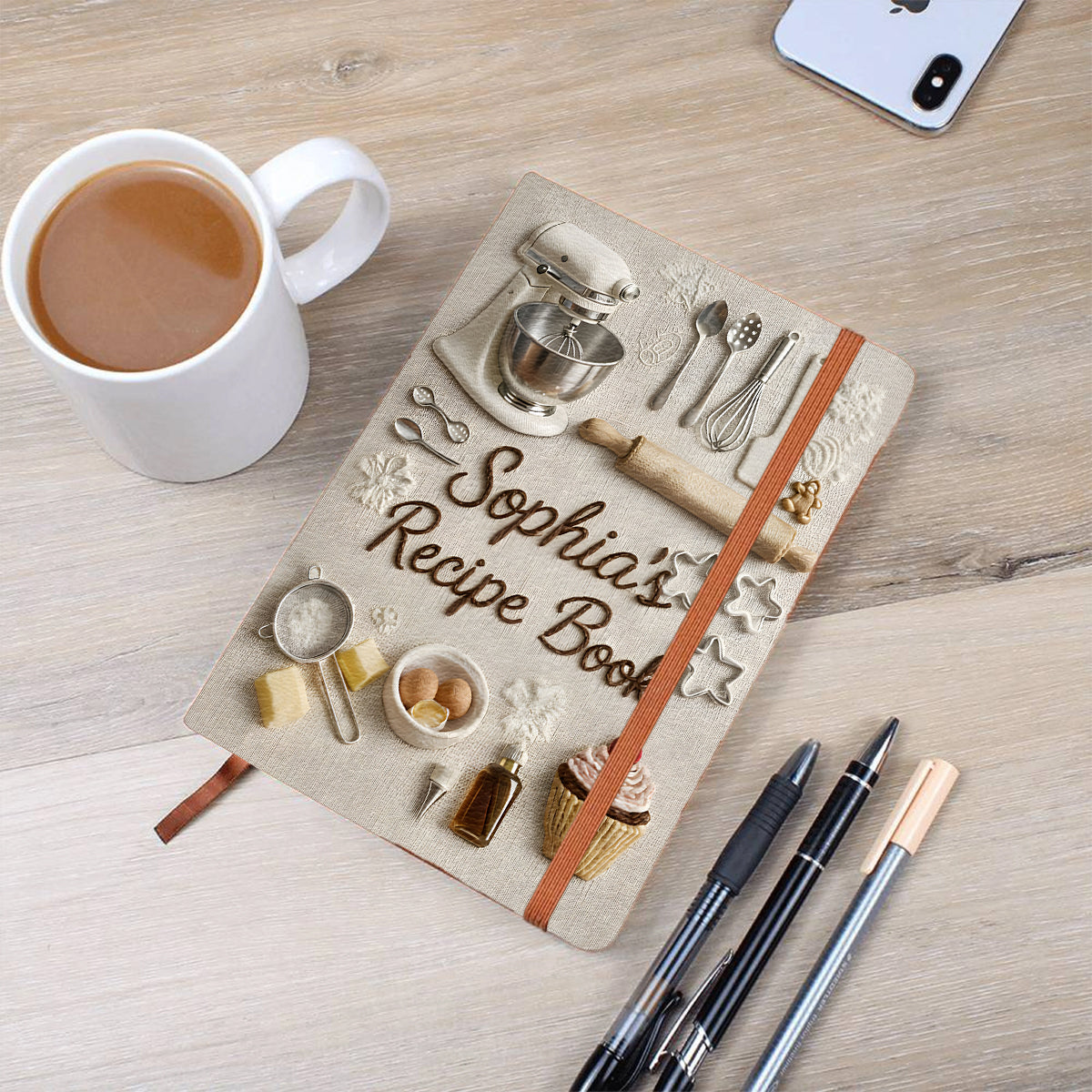 Love Baking - Personalized Baking Leather Journal
