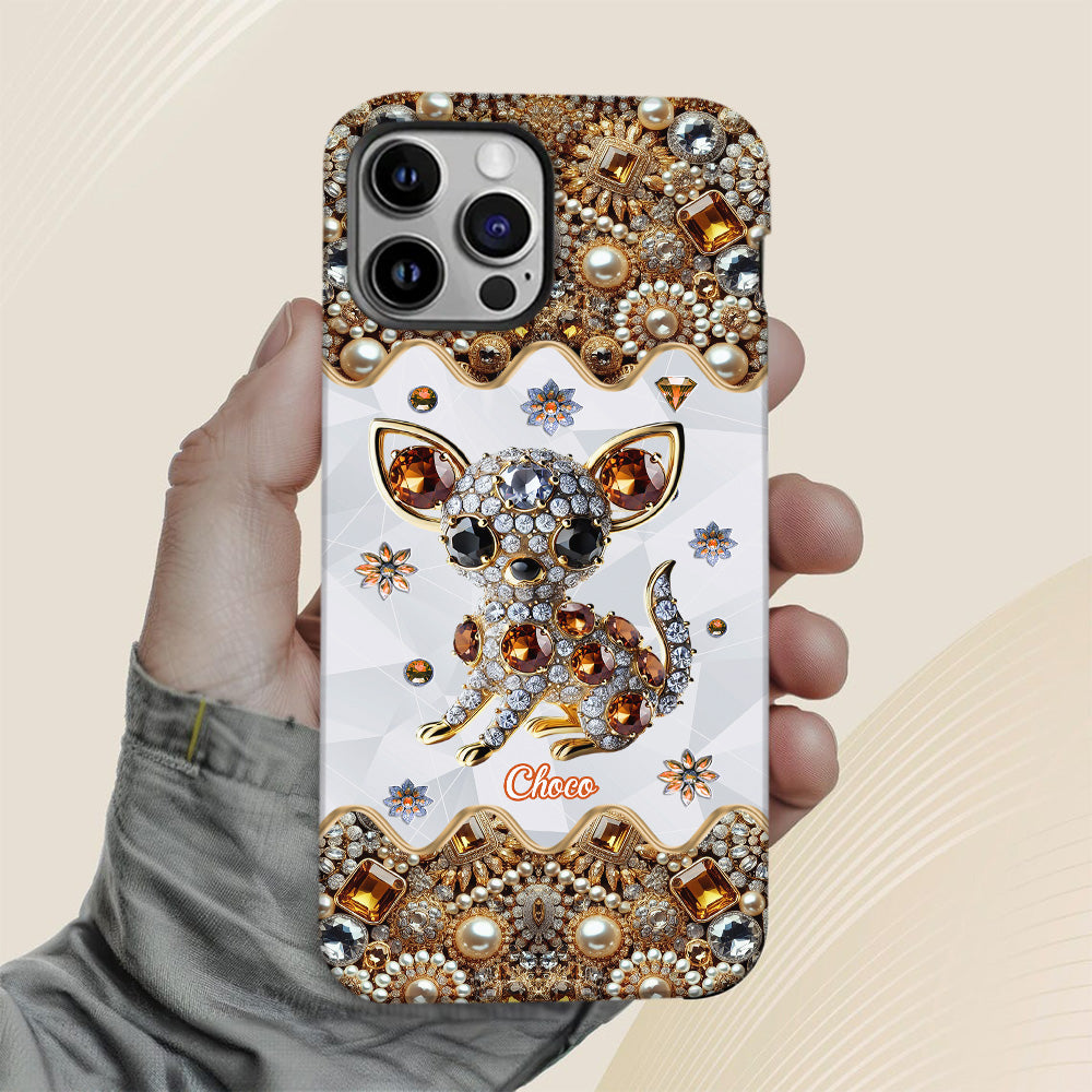 Liebe Chihuahuas – Personalisierte Handyhülle mit Hundemotiv