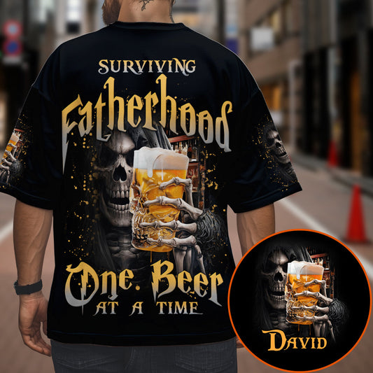 Das Vatersein überleben – personalisiertes „Vater-Allover“-Shirt