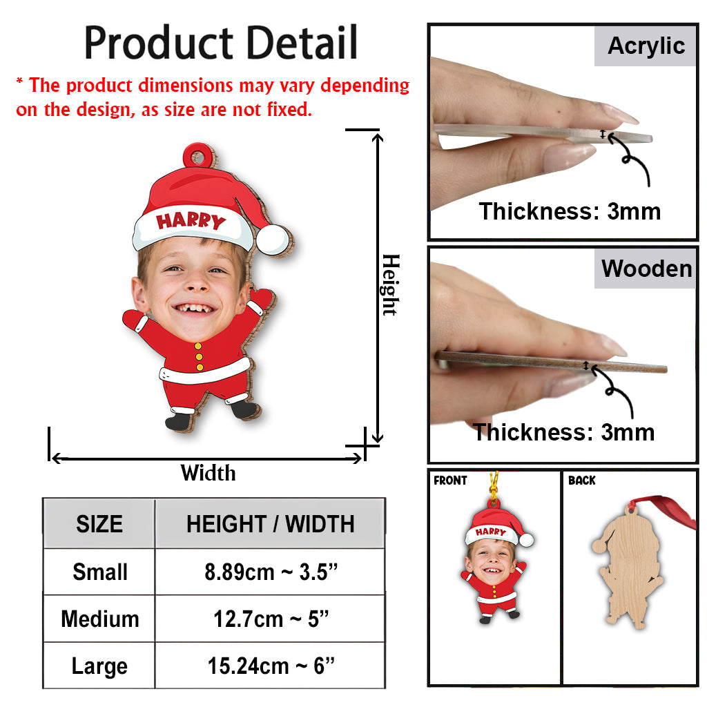 Babys erstes Weihnachtsfest – personalisierter Neugeborenen-Weihnachtsschmuck