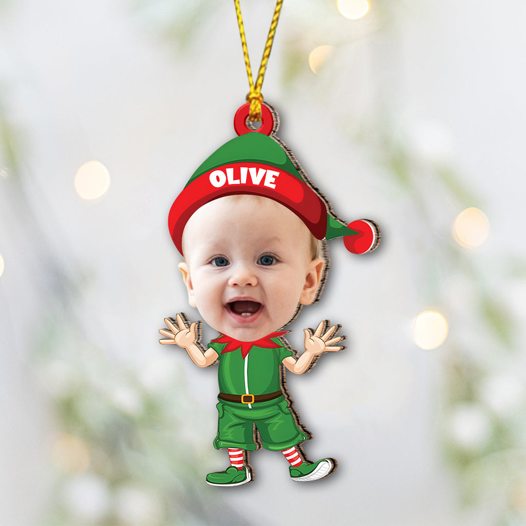 Babys erstes Weihnachtsfest – personalisierter Neugeborenen-Weihnachtsschmuck