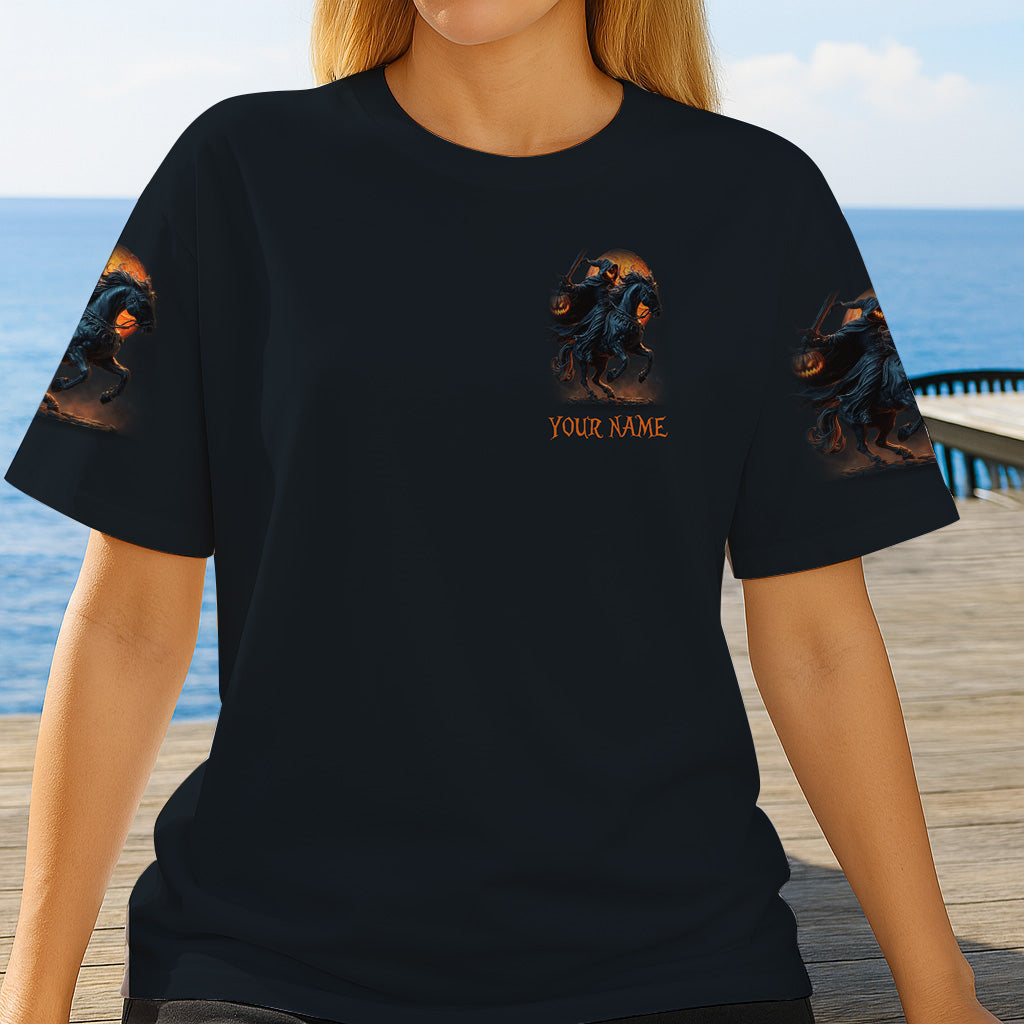 Hallo Dunkelheit – Personalisiertes Totenkopf-Shirt