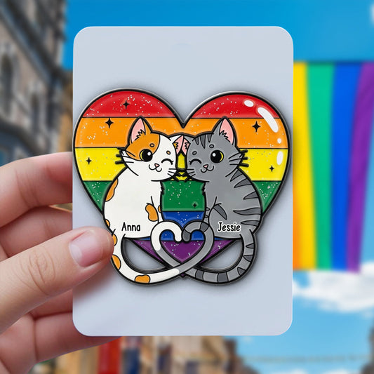 Liebe ist Liebe – Personalisierter LGBT-Unterstützungs-Pin
