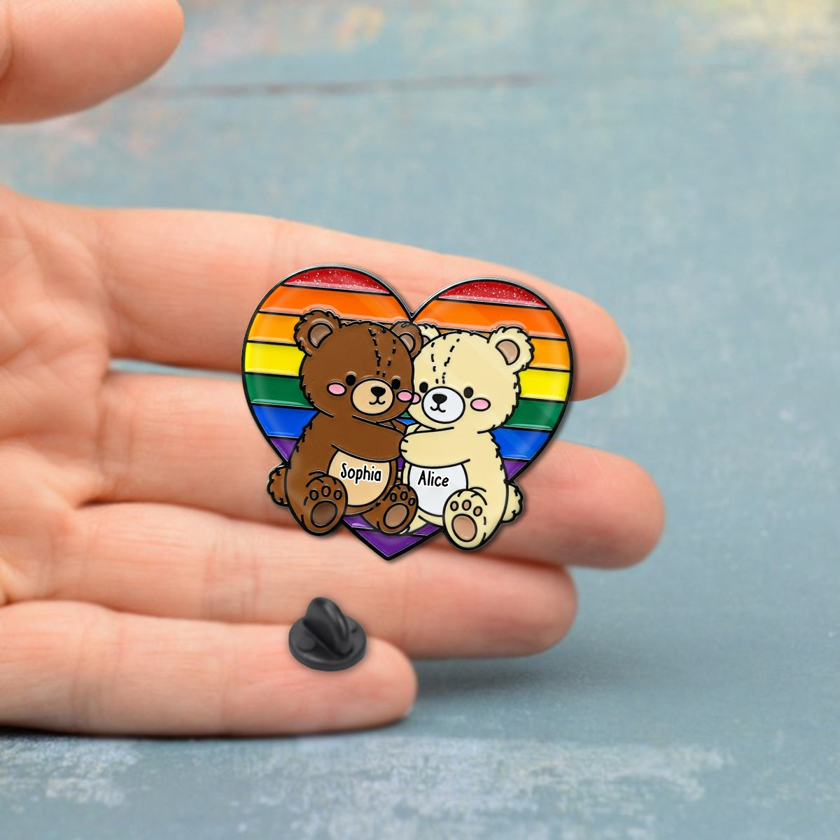 Liebe ist Liebe – Personalisierter LGBT-Unterstützungs-Pin