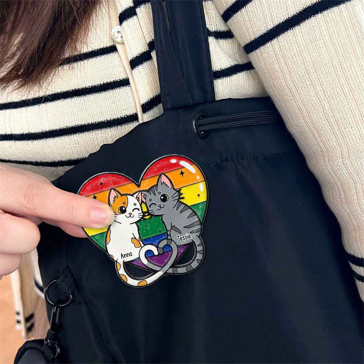 Liebe ist Liebe – Personalisierter LGBT-Unterstützungs-Pin