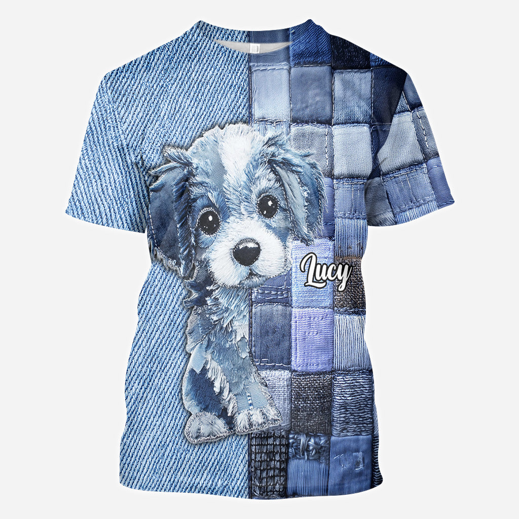Golden Retriever-Liebe - Personalisiertes T-Shirt mit Hundemotiv