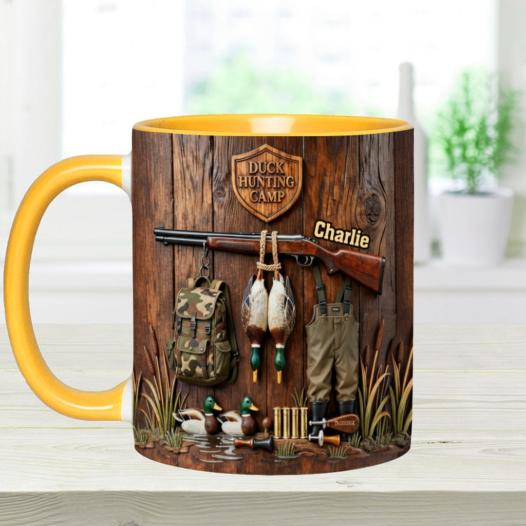 Duck Hunting Season - Personalized Hunting Accent Mug