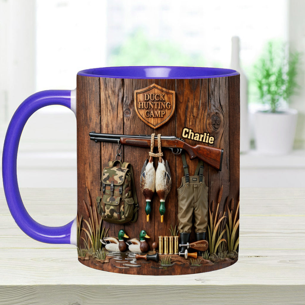 Duck Hunting Season - Personalized Hunting Accent Mug