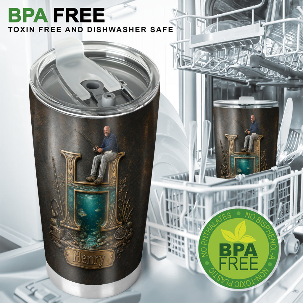 Fishing Is My Therapy - Personalized Fishing Tumbler