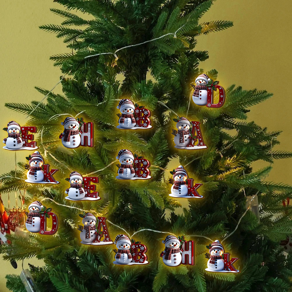 Glückliche Familie – Personalisierte Lichterkette für die Familie