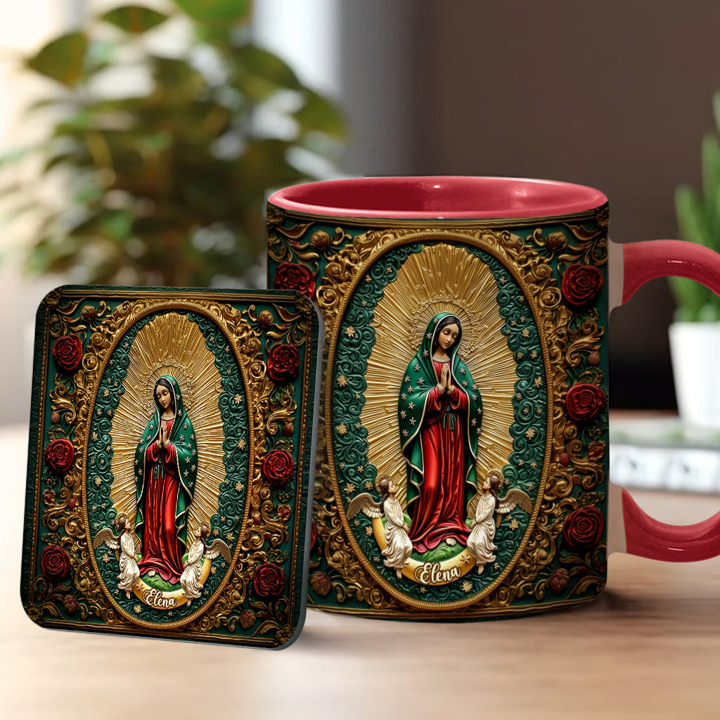 Personalisierte Tasse mit christlichem Akzent, Unsere Liebe Frau von Guadalupe