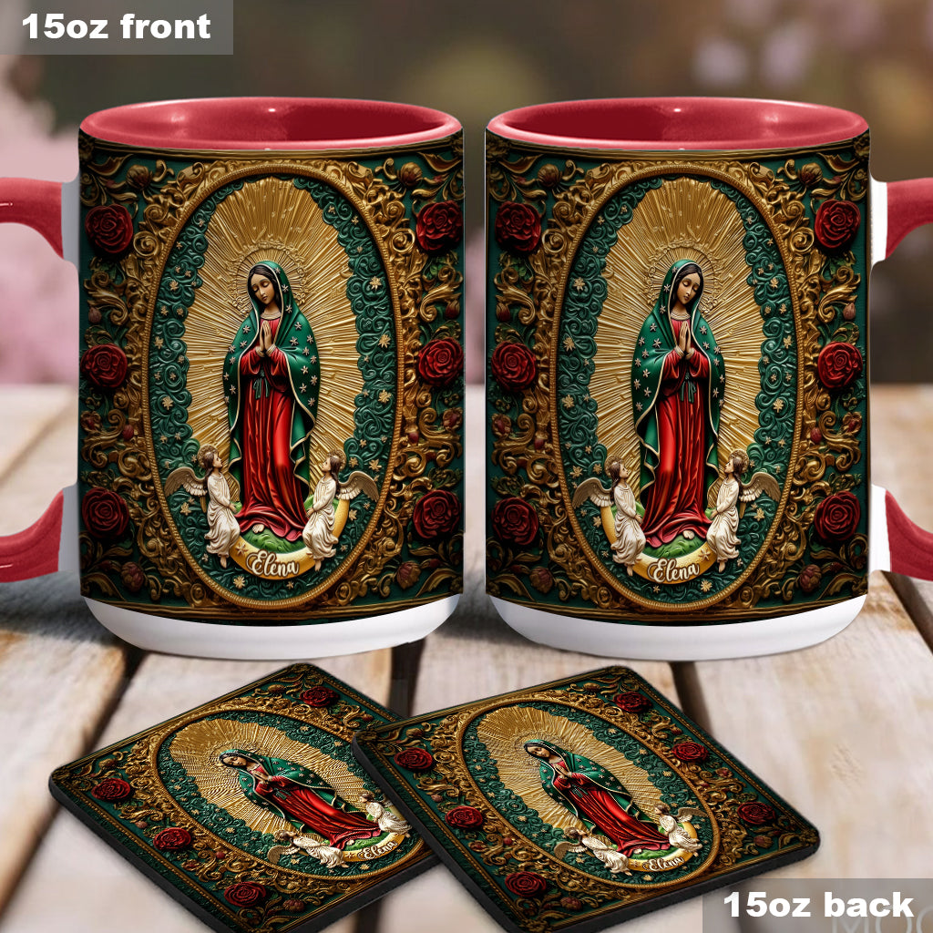 Personalisierte Tasse mit christlichem Akzent, Unsere Liebe Frau von Guadalupe
