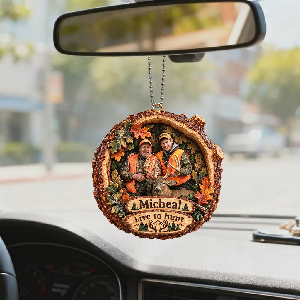 Hunter Gift, Christmas Decor - Personalized Hunting Premium 3D Ornament