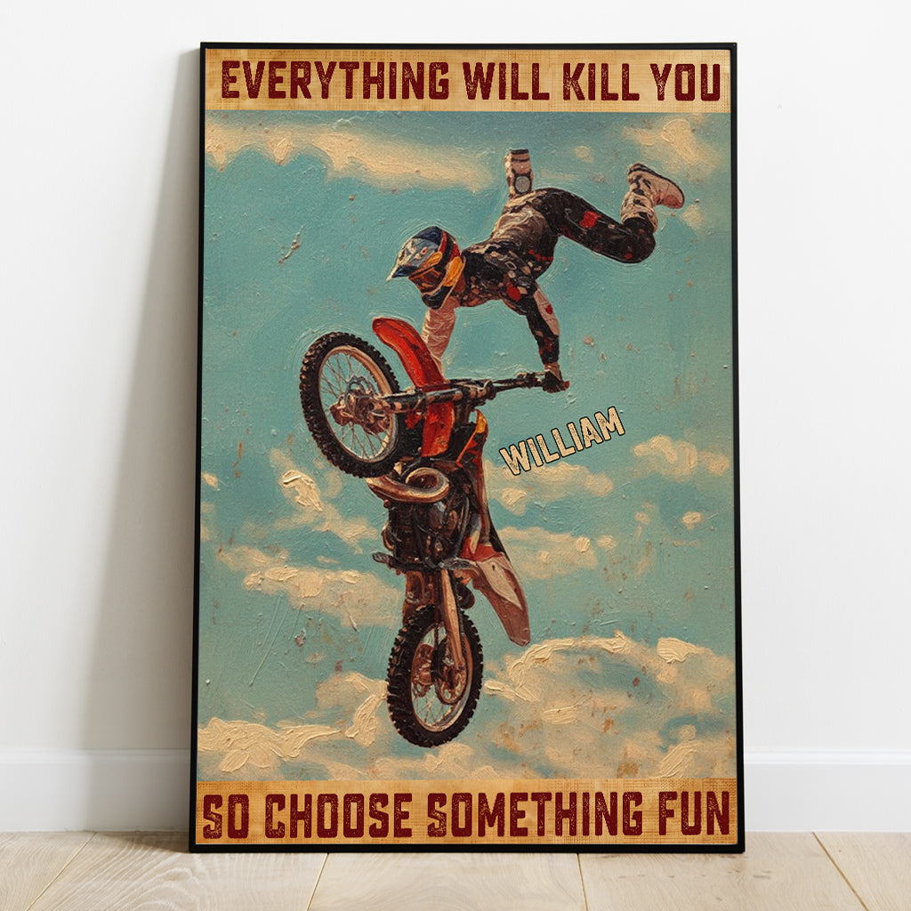 Vintage-Bild im Retro-Stil – Personalisierte Pferdeleinwand und Poster